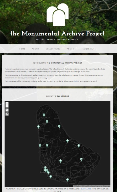 Monumental Archive Project map